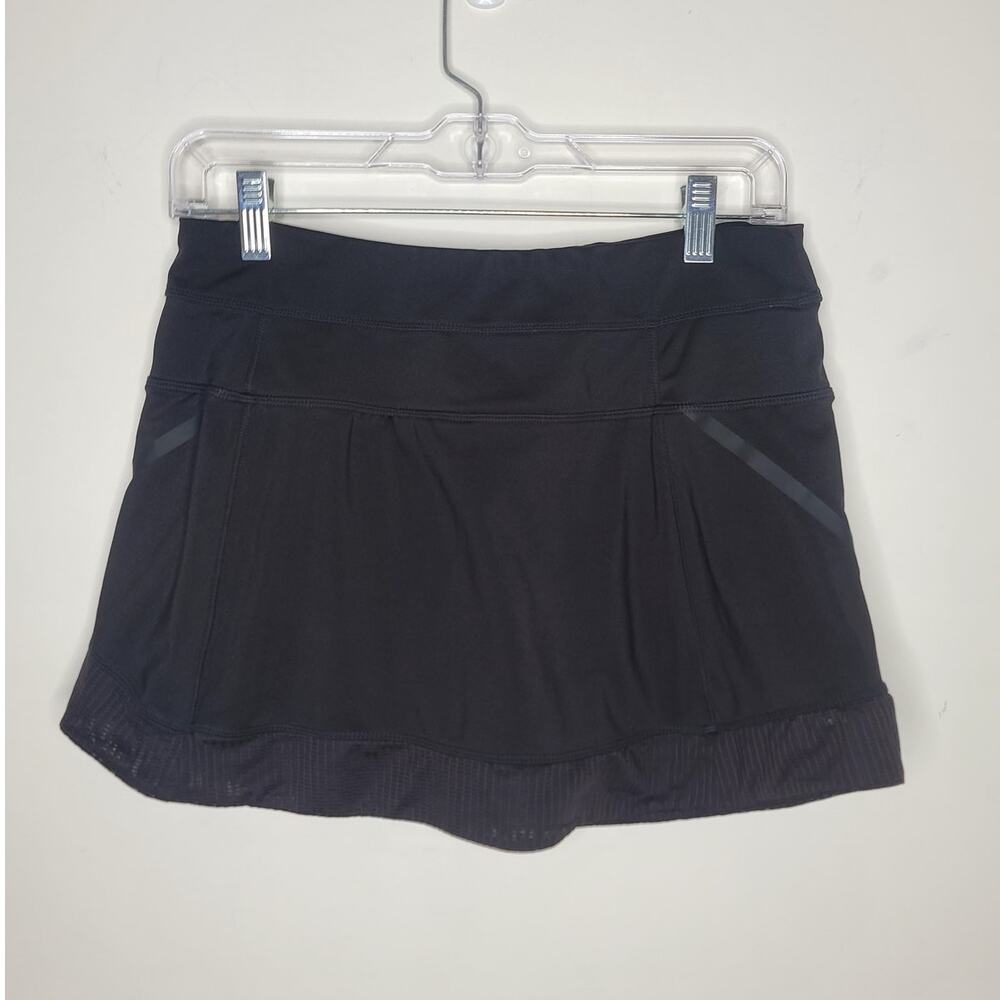Athleta Anna black athletic tennis golf pickleball running skort skirt - small